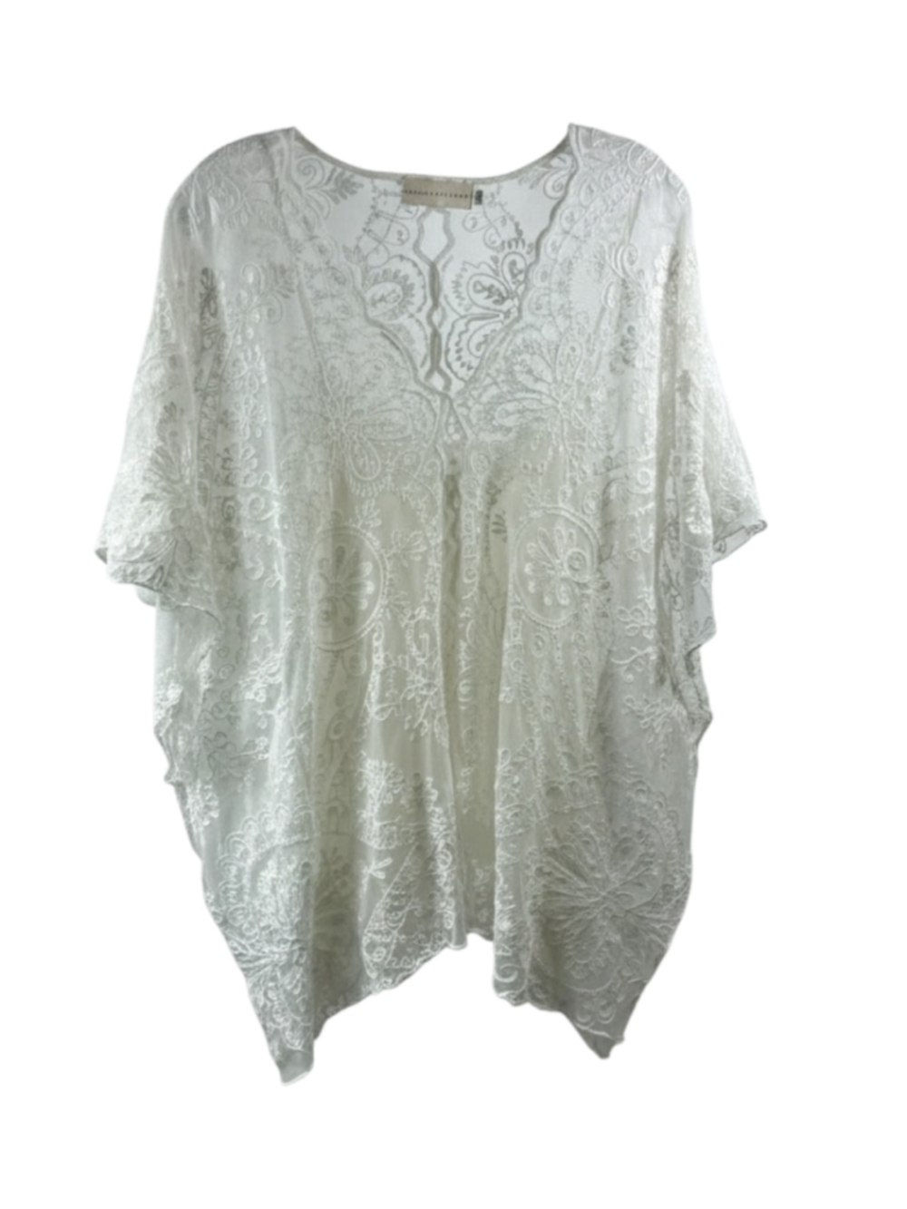 Johnny Was 4 Love And Liberty Lace Blouse in Ivory Size S